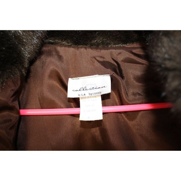 Women's JC Collection By Connie Faux Fur Vest - Picture 4 of 5